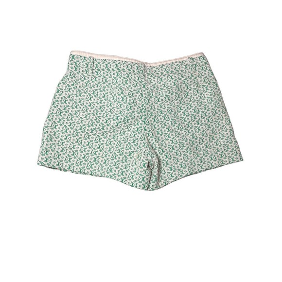 Anthropologie Cartonnier Rose‎ Point Green Floral Lace Overlay Shorts Sz 6 - Picture 4 of 12